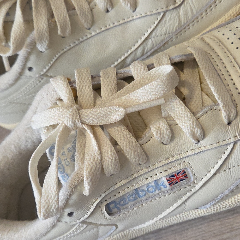 Reebok Club C85 Vintage Chalk/Alabaster/Sky Blue Shoes - Picture 8 of 8
